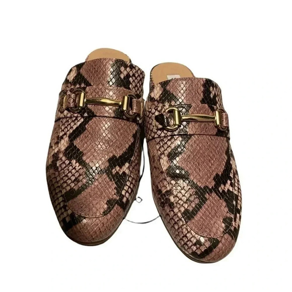 Steve Madden SnakeSkin Mules Sz 7 - Picture 2 of 4